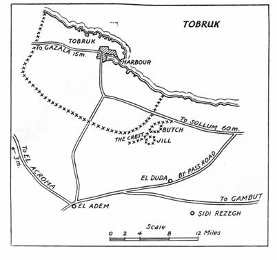 Map of Tobruk